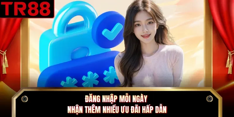 Đăng nhập mỗi ngày nhận thêm nhiều ưu đãi hấp dẫn